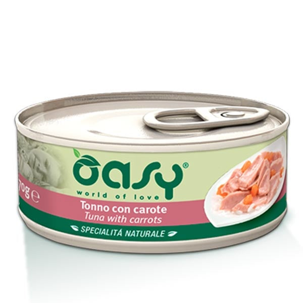Oasy Specialità Naturale Tonno con Carote 150gr Oasy Specialità Naturale Tonno con Carote 150gr